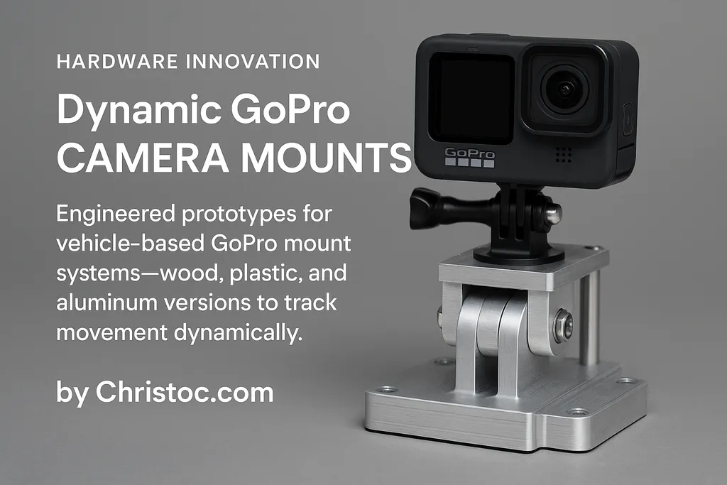 Dynamic GoPro Camera Mount prototype