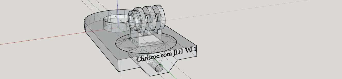 JD1 Dynamic Camera Mount Wireframe