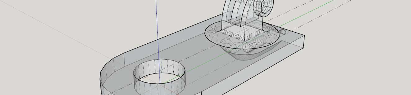 JD1 Dynamic Camera Mount Wireframe