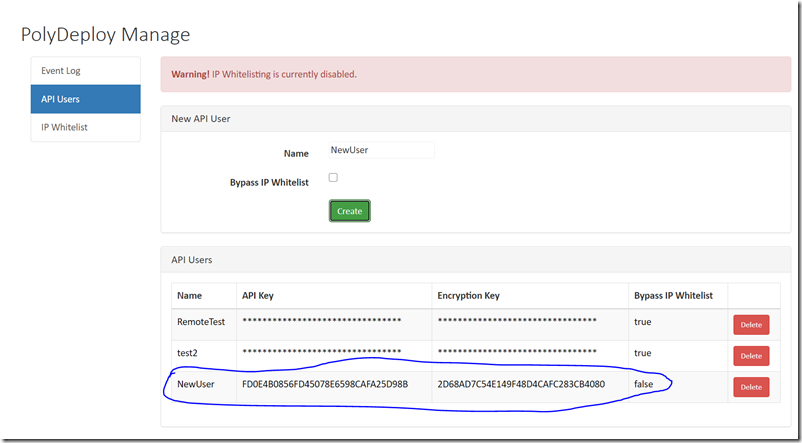 PolyDeploy Install Screenshot